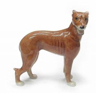 Northern Rose Porcelain Miniature   Red Greyhound   R303C   Clearance
