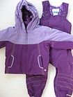 Girls 2T 3T 4T Snowsuit 2 Piece ski outfit bibs $115 Retail New