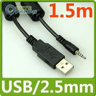USB to 2.5mm Audio Jack Plug Adapter Cable for  Mp4