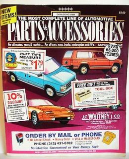 1989 JC WHITNEY Automotive Parts & Accessories Catalog 518D Car Vans