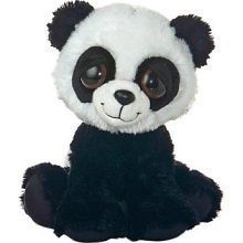 stuffed animal plush 10 PANDA BEAR DREAMY EYES aurora