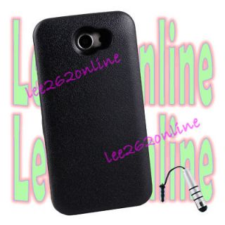 Black External 3500mAh Backup Battery Charger Case for HTC One X