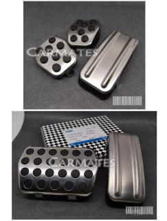 Car Pedal Pad Cover Accelerator Brake Clutch Stainless Ford Focus RS
