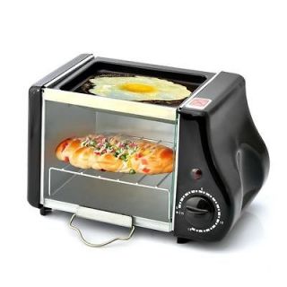 Crunchy Mini Electric Toaster Oven with 1.6 Liter Capacity, 220 Watt