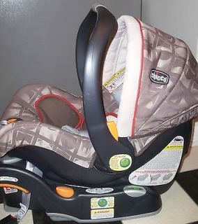 Chicco KEYFIT & KEYFIT30 Baby Car Seat & Base LUNA pattern Exc Cond