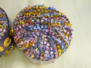 Spice Yarn Knit Varigated Flag yarn Knit Jewelry Crochet 125 yds/sk Pk