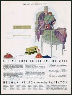 1930 AD Herman Nelson invisible radiator   J. Bulgar ar