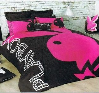 Playboy Mansion Playboy Home Collection Bunny King Bed Quilt Cover