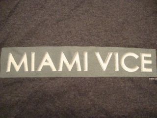 Miami Vice TV SHOW Movie Graphic Print Gray 50/50 T Shirt XL