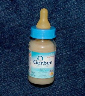 Good Start Soy Fake Formula Bottle 4 OOAK Baby or REBORN Doll *GLASS