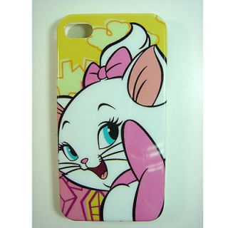 LATEST Marie Cat Yellow Hard Cover Case for iPhone 4 4G 4S