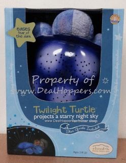 Cloud b Twilight Turtle (PURPLE) Constellation Night Light Plush Toy