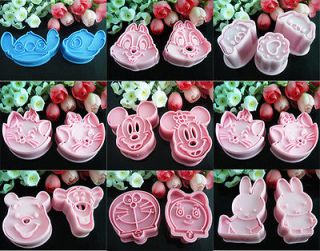 Fondant Cake Cookie Cutter Mold Mould Hello Kitty Disney Mickey Miffy