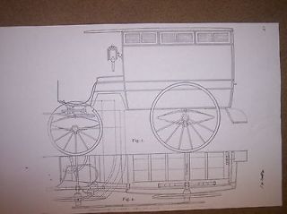 horse drawn hospital ambulance wagon plan