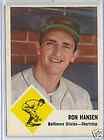 1963 Fleer Baseball #2 Ron Hansen Baltimore Orioles EX