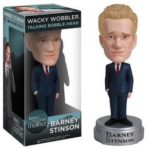 New Talking Barney Stinson Wacky Wobbler figure toy 
