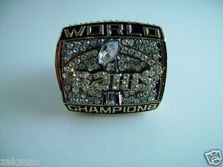Newly listed 1999 ST LOUIS RAMS SUPER BOWL CHAMPIONSHIP FAN RING