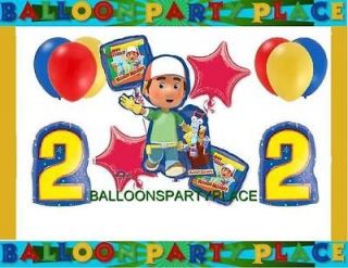 HANDY MANNY 2ND BIRTHDAY party supplies decorations BALLOONS toddler