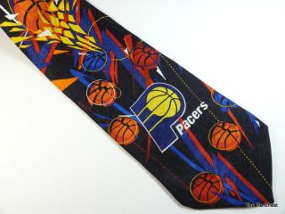 Indiana Pacers NBA Basketball Team Logo Sports Fan SILK Neck Tie Mens