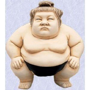 Basho Sumo Wrestler Great Gift Sculpture statue mawashi (Digital Angel