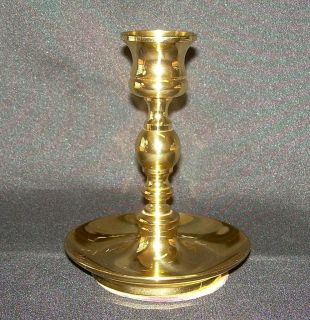 Baldwin Brass 4.75 4 3/4 Saucer Base Candlestick Candleholder