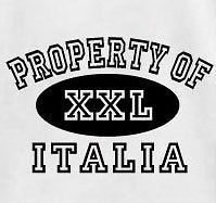 PROPERTY OF ITALIA T SHIRT RETRO ITALY SICILY TEE WT M