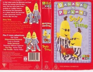 BANANAS IN PYJAMAS STORY TIME VHS VIDEO PAL~ A RARE FIND