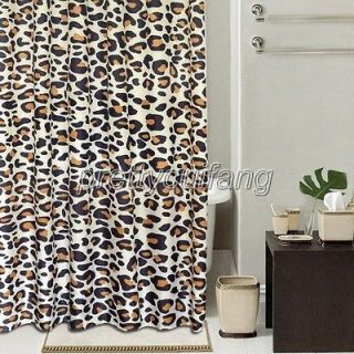 Art Deco Leopard Spots Pictrue Bathroom Fabric Shower Curtain pa068
