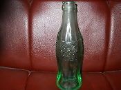 Vintage Green Coca Cola Bottle D 105529