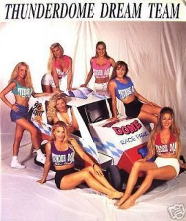 Go Cart Mini Race Car Sexy Girls Promo Poster Sign