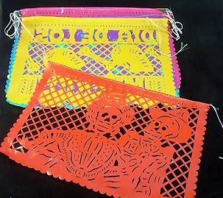 MEXICAN PAPEL PICADO BANNERS FAIR TRADE DAY OF THE DEAD