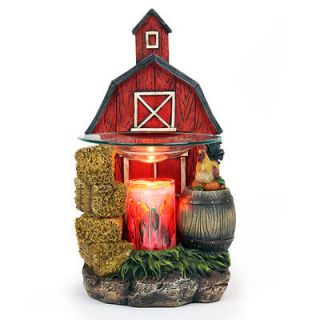New Red Barn Farm Hay Electric Scented Oil Burner/Warmer Night Light
