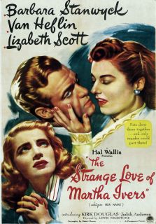 Movie Poster Magnet STRANGE LOVE MARTHA IVERS 1946 Barbara Stanwyck