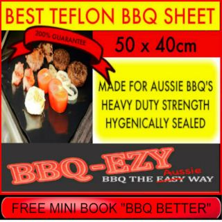 Original BBQ teflon cooking sheet 50x40cm is best for Beefeater and