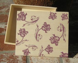 FLORAL JEWELRY / STORAGE BOX BEADING CRAFTS SUPPLIES 