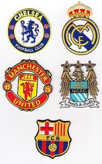 Football Sport Club Logo Multi Color Embroidered Patch Heat Seal Iron