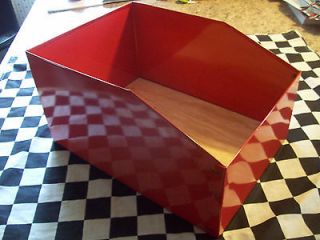 RED RABBIT METAL NEST BOX REMOVABLE WOOD FLOOR 9 1/2X13 colored NEW