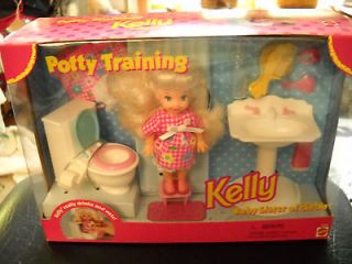 Barbie 1996 Potty Training Kelly NICE L@@K