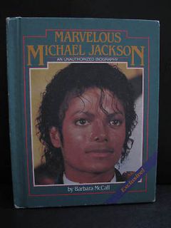 WEEKLY READER BOOKS MARVELOUS MICHAEL JACKSON   1984 BARBARA. MCCALL