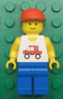 LEGO TRUCK SHIRT MINIFIG LOT town city beach worker man guy monster