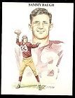 1989 TV 4 Quarterback UK card Sammy Baugh Washington Redskins Texas