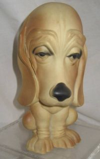 KAYSAM vinyl squeaky dog BASSETT Bloodhound BEAGLE 8 1953 Latex