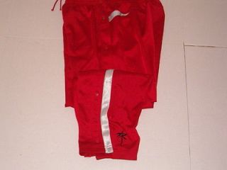 Reebok Above the Rim tearaway warm up pants,red & gray,superb, Mint