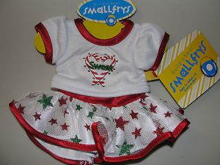 Build a Bear Small fry 2 Piece Sweet Candy Cane Holiday Set L@@K NWT