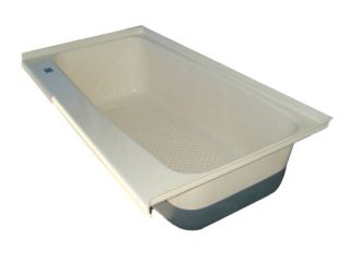 RV Bath Tub Base Floor Pan Left Hand Drain   TU600LHPW