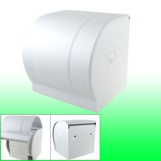 Stainless Steel Plastic Scroll Toilet Paper Tissue Holder Box Cover
