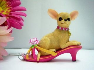 Spring in my Step Chihuahua Dog Figurine in Shoe Bradford Exchange