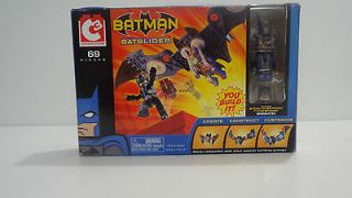 Batglider w/ Batman and Catwoman Minimates Figures C3 Construction Art