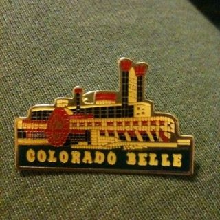 COLORADO BELLE STEAM PADDLE BOAT PIN EXCELLENT CONDITION