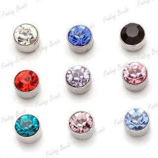 HOT 1 Pair 5mm Non Piercing Clip on Magnetic Magnet Ear Stud Unisex
